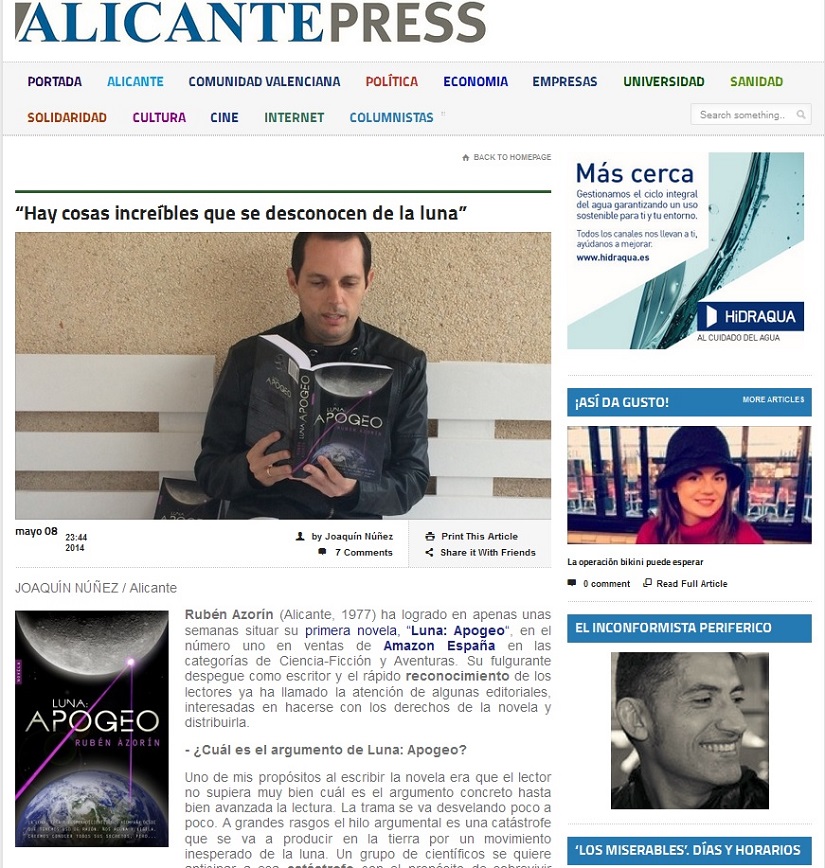 Entrevista Alicante Press